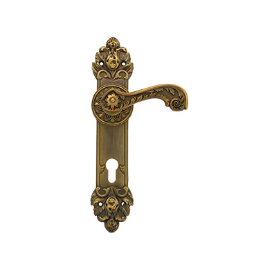 JW-LOCK Door Handle Gold Brass