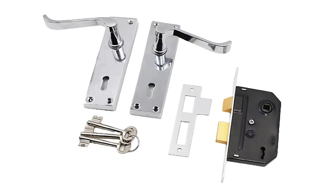 Custom Lever Handle with Lockset