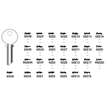 JW-LOCK Custom Key Way for Night Latch