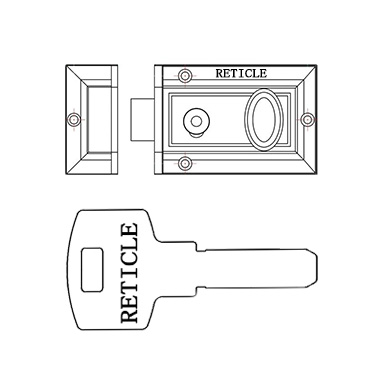 JW-LOCK Custom LOGO for Night Latch