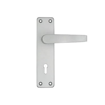 JW-LOCK Fully Oxidized Lever Handle With Plate 1685