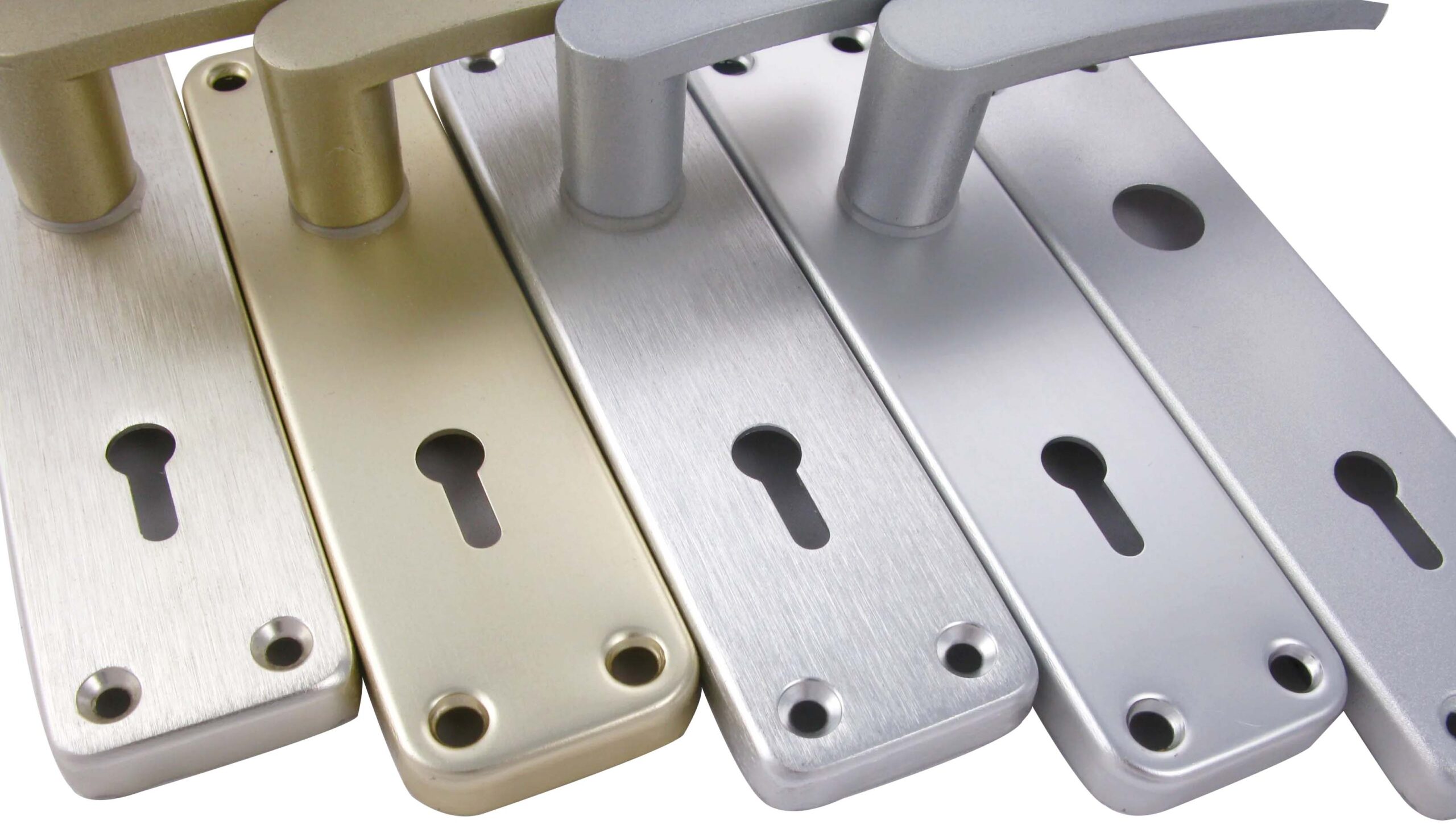 JW-LOCK Lever Handle With Plate for Surface Process Comparison