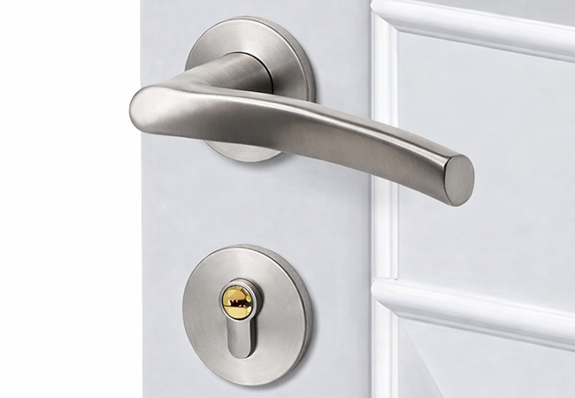 JW-LOCK Stainless Steel Lever Handle With Rosette Application 44