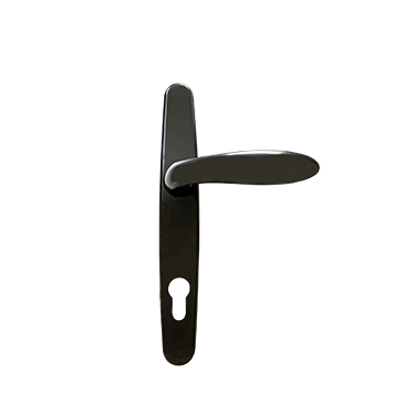 Aluminum Door Handle for UPVC Black