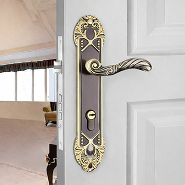 JW-LOCK Aluminum Door Handle for Wooden Door