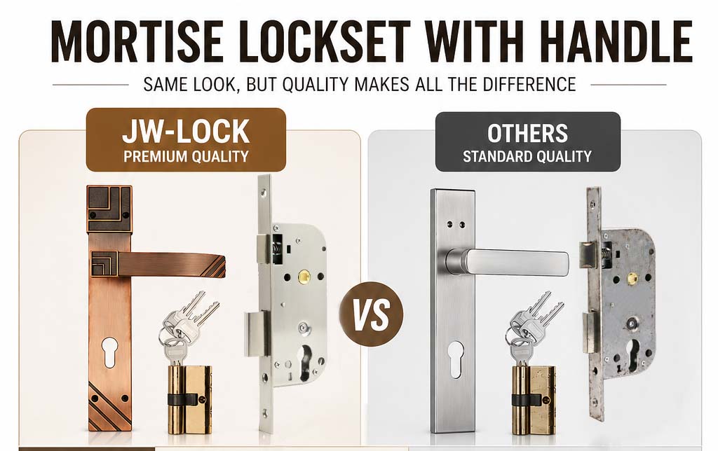 Ours VS Others for Mortise Lockset with Handles