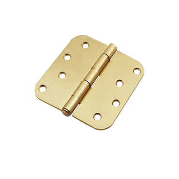 Round Corner Door Hinge with Eight Holes-1