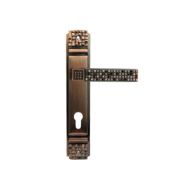 JW-LOCK 85 Antique Copper Cylinder Door Handles