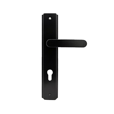 JW-LOCK Black Nickel Cylinder Door Handles