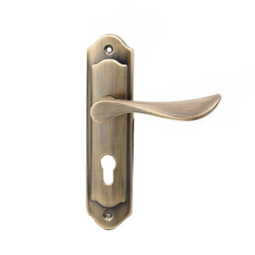 JW-LOCK Cylinder Door Handles Antique Bronze