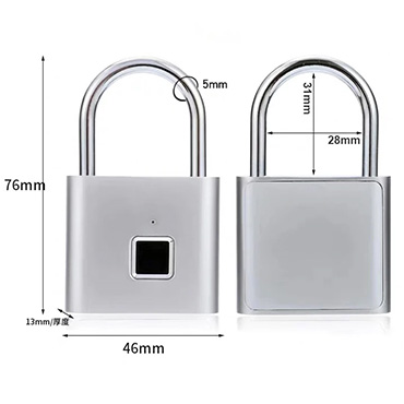 JW-LOCK Dimensions for Mini Padlocks