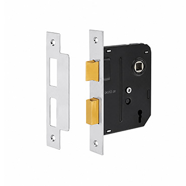 JW-LOCK Lever Mortice Sash Lock with Chrome -Plating Strike