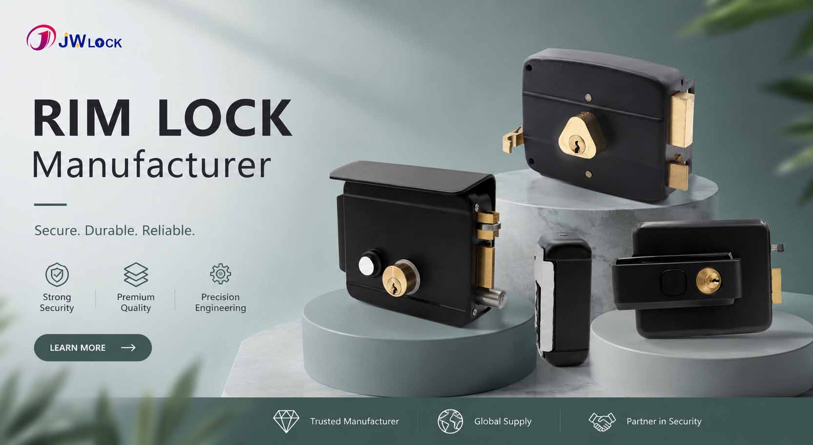 JW-LOCK Rim Lock Manufacturer Banner