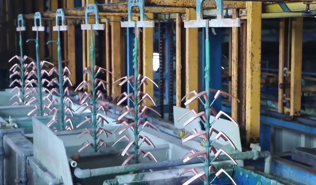 Electroplating Factory for Door Handles