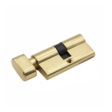 JW-LOCK 70mm Single-sided Lock Cylinder 35 35 Gold Plated
