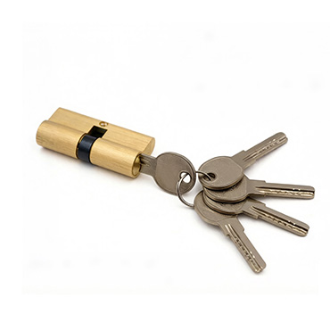 JW-LOCK Brass Lock Cylinder with 5 Keys