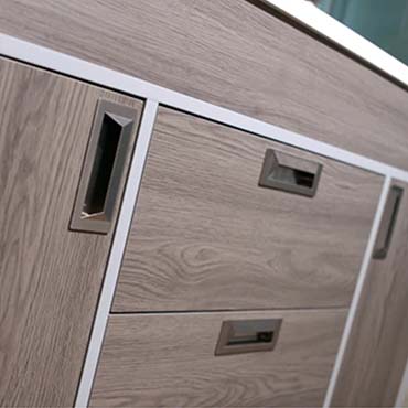 JW-LOCK Drawer Handles Application