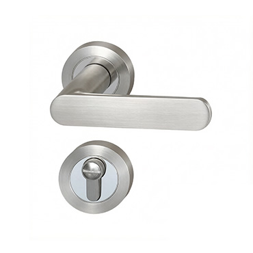 JW-LOCK Lever Round Rose Door Handles SS10