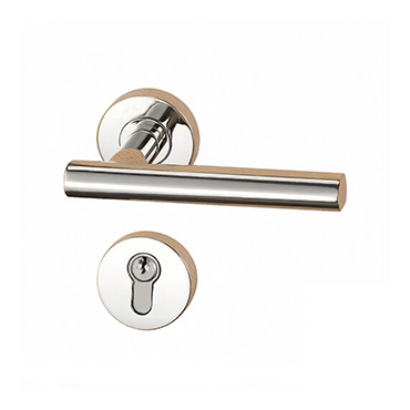 JW-LOCK Polished Chrome Lever Door Handles SS8