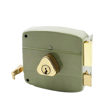 JW-LOCK 100mm Rim Lock 540 with Light Green