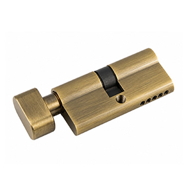JW-LOCK 35 35mm Thumb Turn Euro Cylinder Lock Antique Bronze