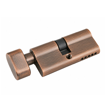 JW-LOCK 35 35mm Thumb Turn Euro Cylinder Lock Antique Copper