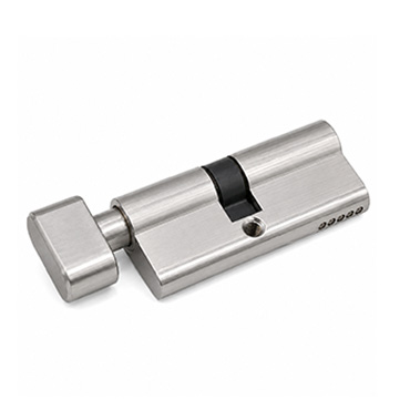JW-LOCK 35 35mm Thumb Turn Euro Cylinder Lock Brushed Chrome