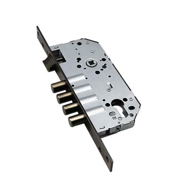 JW-LOCK 4 Round Bolt Mortise Lock Body 8545