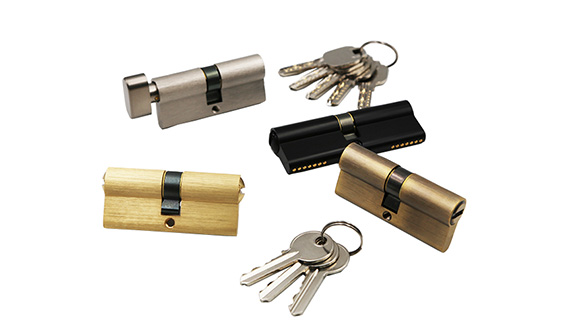 JW-LOCK Enhance Exterior Door Security Double Lock Cylinder with Keys