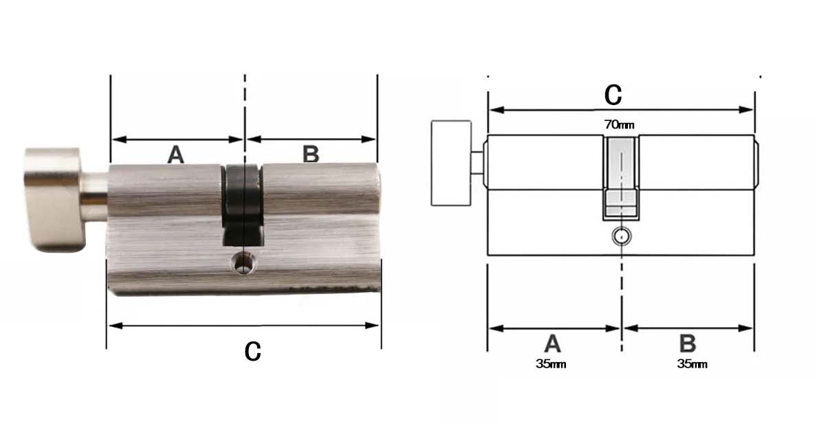 JW-LOCK How to Measure the Thumb Turn Euro Cylinders-11