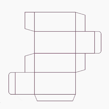 JW-LOCK Packaging Drawing Design for White Box