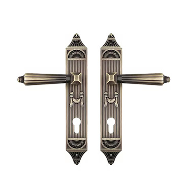 JW-LOCK Zinc Alloy Plate Door Handle for Door